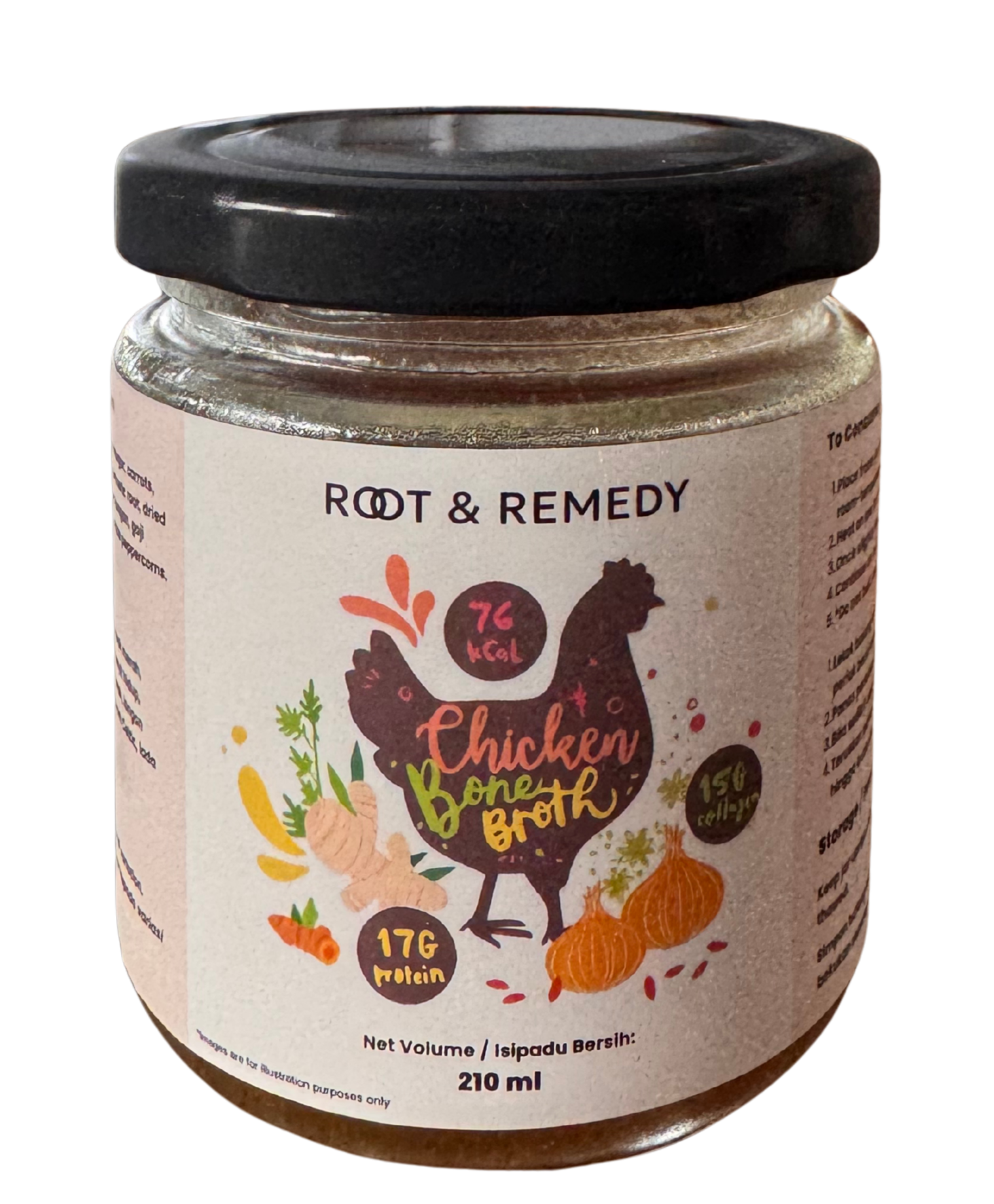 Chicken Bone Broth (Frozen) – 210ml