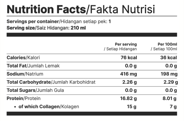Chicken Bone Broth (Frozen) – 210ml